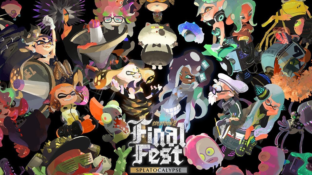 スプラトゥーン2のファイナルフェスを4人でやっていく
