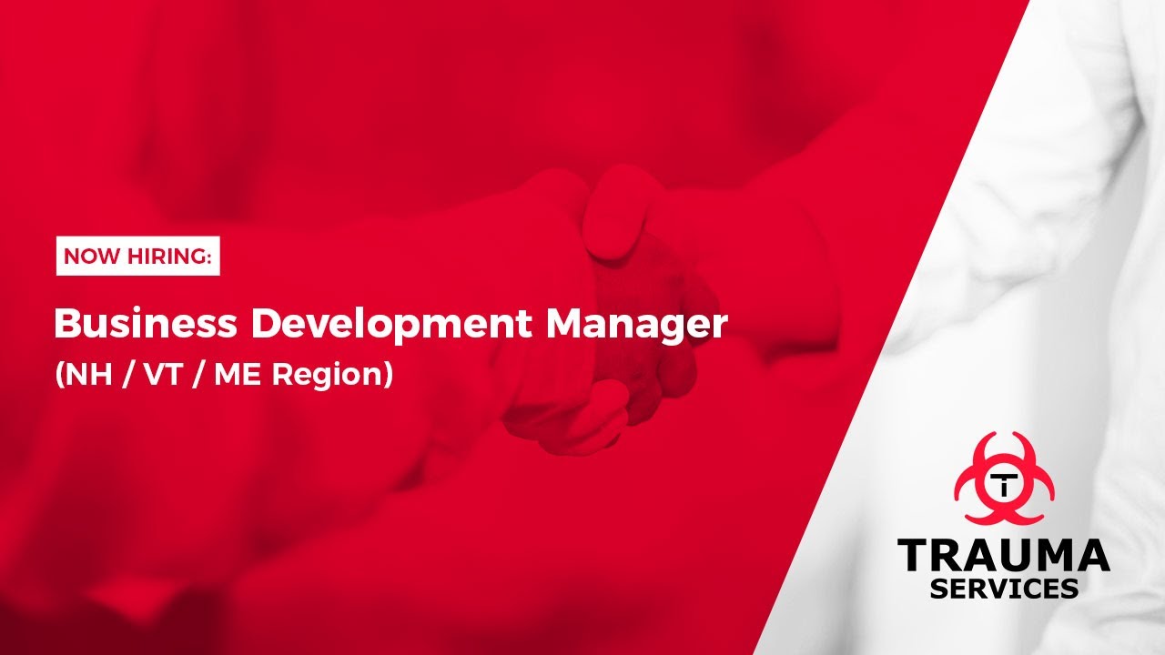 Now Hiring: Business Development Manager - Trauma Services