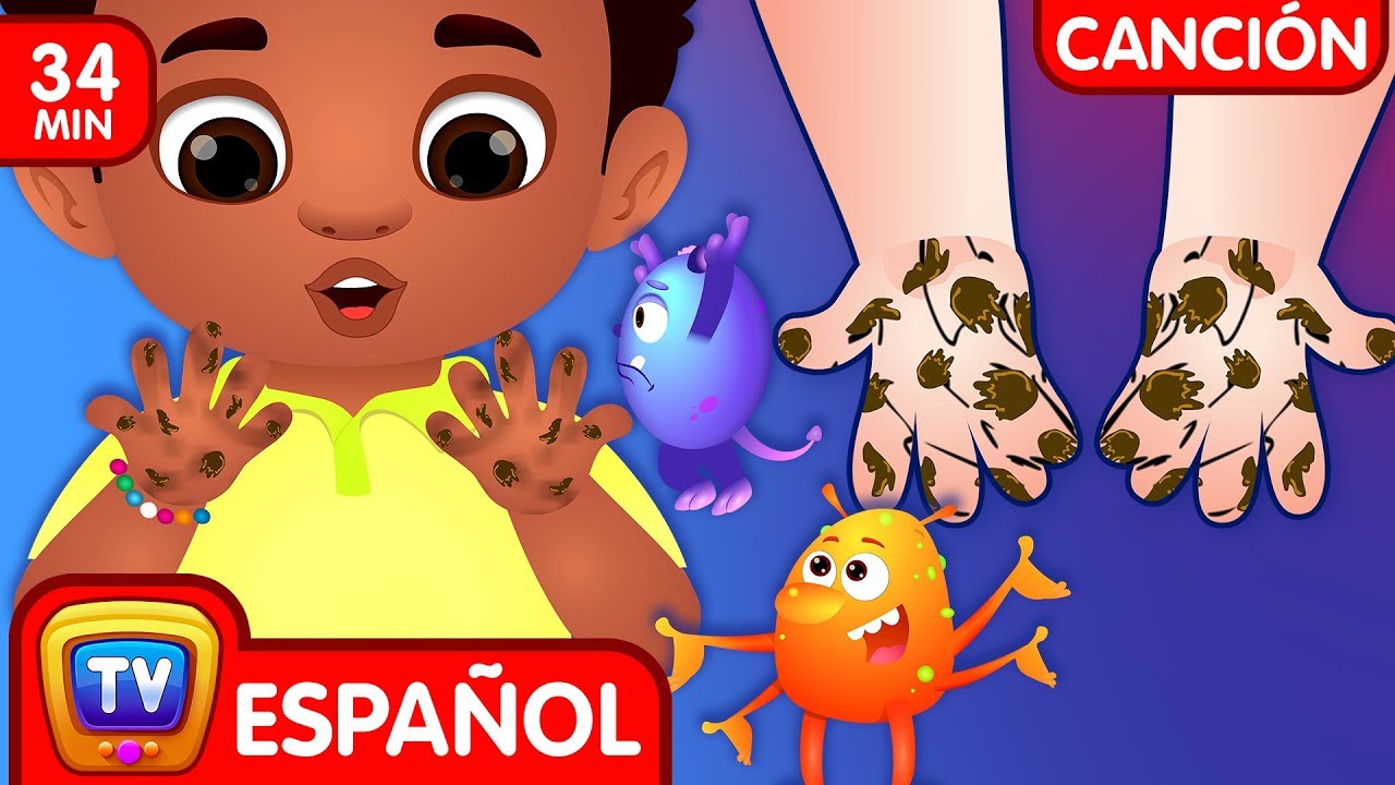 Lávate las manos bien Qué limpias estén (Colección) - Canciones Infantiles en Español | ChuChu TV