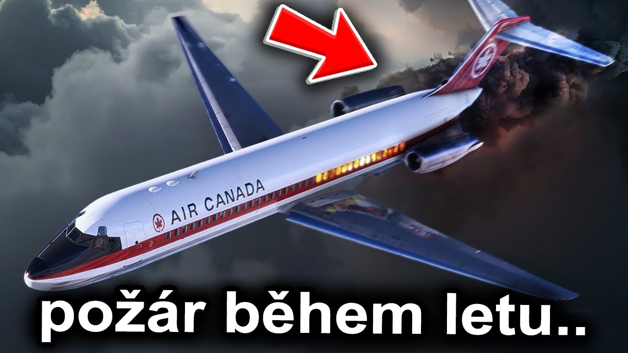 KRUTÝ BOJ O ŽIVOT V HOŘÍCÍM LETADLE..