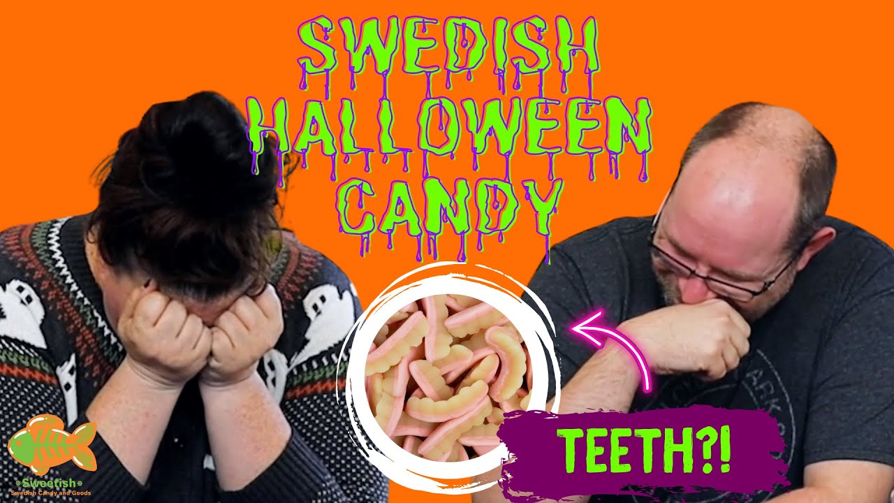Swedish Halloween Candy - Gummy TEETH?!