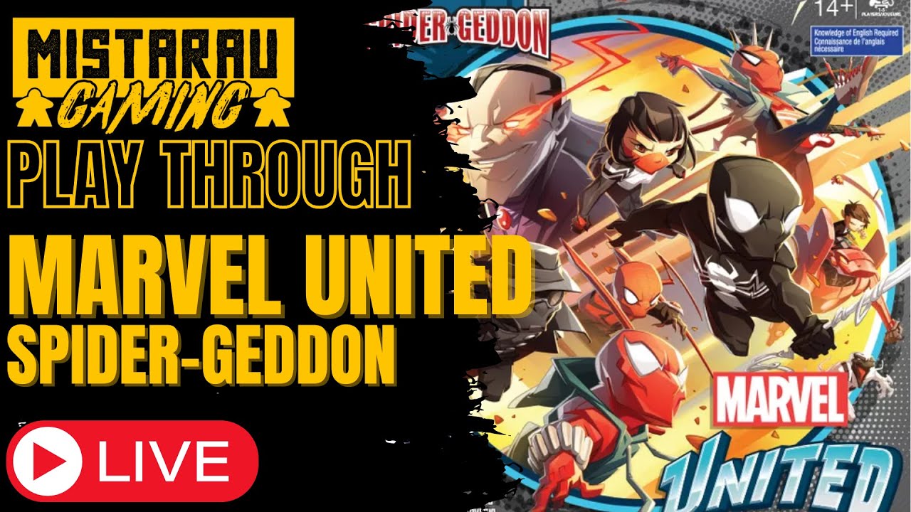 Marvel United: Spider-Geddon | How To Play | Solo Playthrough | Mista Rau Gaming