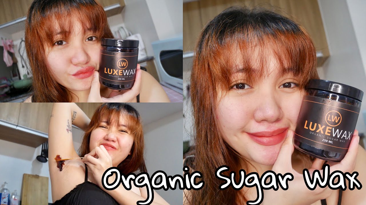 Waxing my underarm & eyebrows using Luxewax!