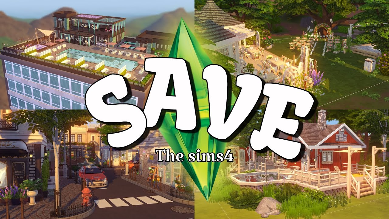 МОЙ МИР Sims 4 ТЕПЕРЬ ИДЕАЛЕН? 🌍 Обзор Стартового Сохранения! (Скачать в описании)