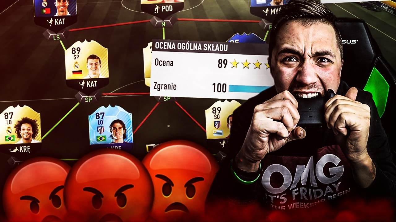 W SUMIE TO DAWNO NIE RAGE'owałem... 😠 FUT DRAFT FIFA 17