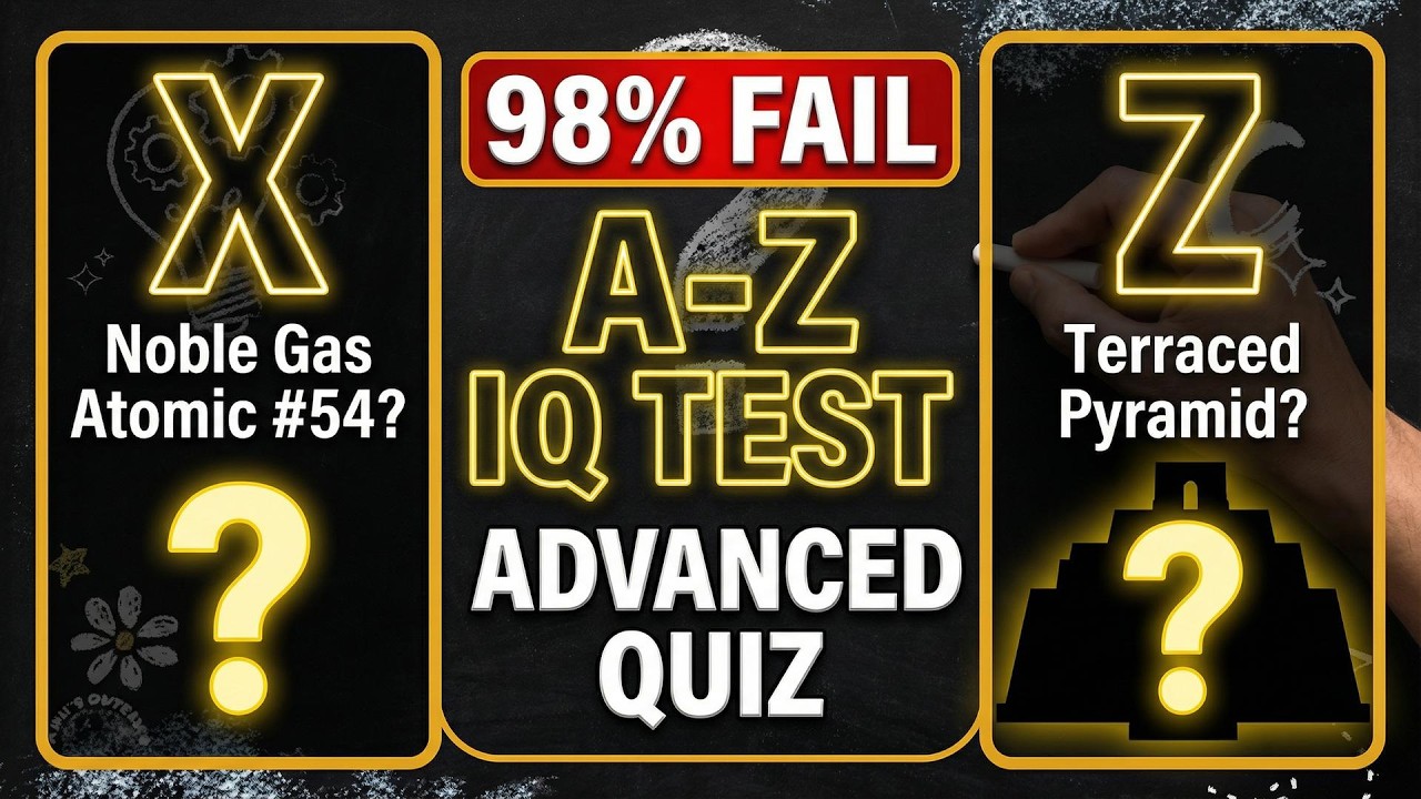 Only 2% Pass This A to Z Quiz | Can You Get All 26?