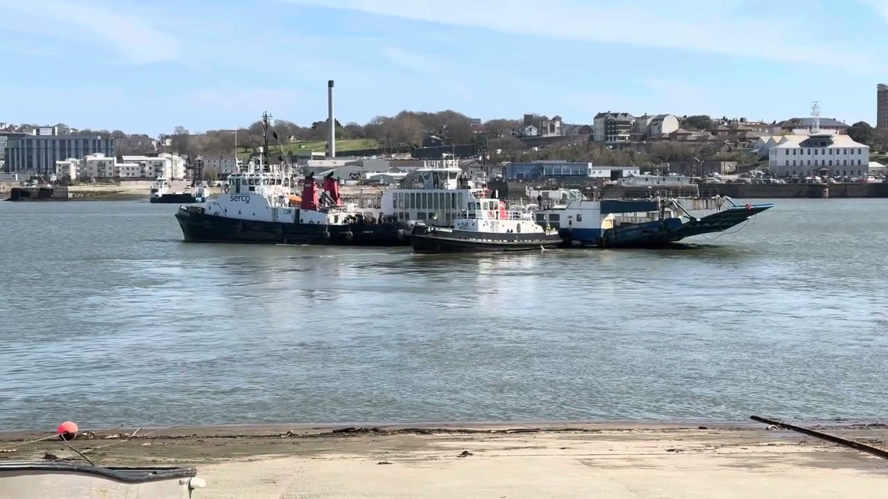 Torpoint Ferry Leaving for Maintenance