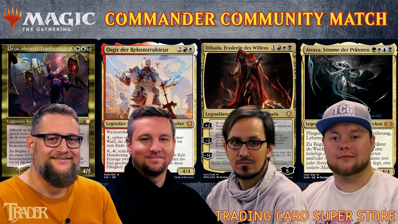 MTG Commander Gameplay 99 | Magic the Gathering deutsch | Trader Event | Multiplayer Deck Match 2022