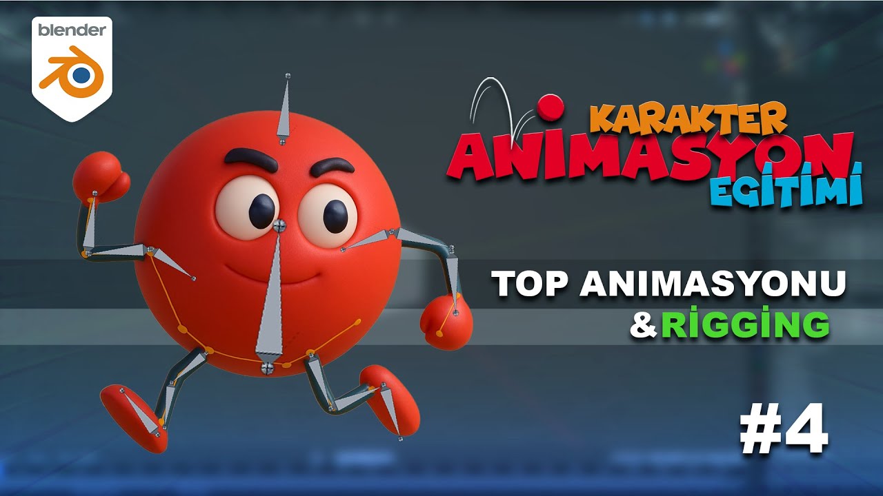 Blender ile Karakter Animasyonu | Ders4: Top Rigleme & Topa Veda