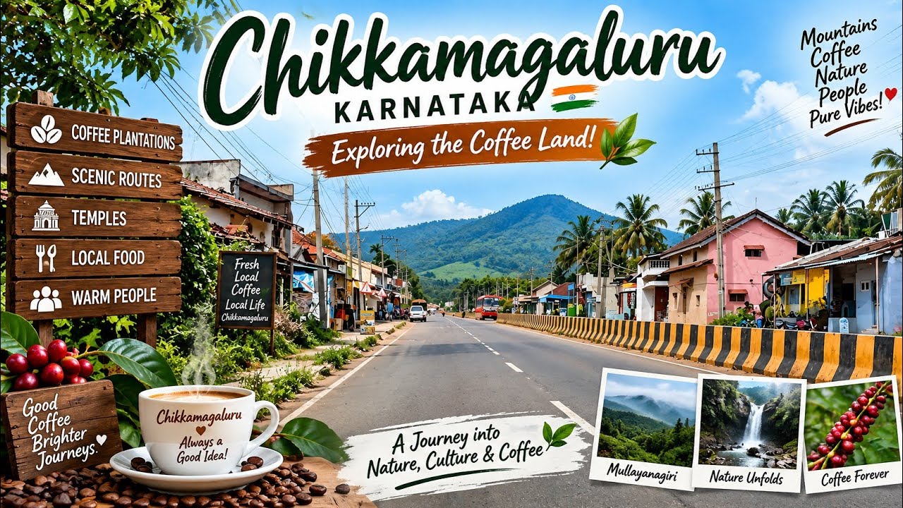 Chikkamagaluru Karnataka 🇮🇳 | Exploring the Coffee Land!