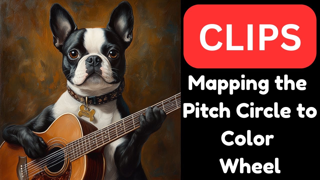 Mapping the Pitch Circle to Color Wheel