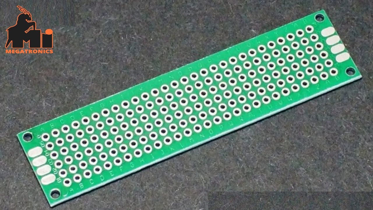 PCB28-H94F2B | Double-Side Prototype PCB printed Universal Circuit Board Veroboard 2x8cm dotted