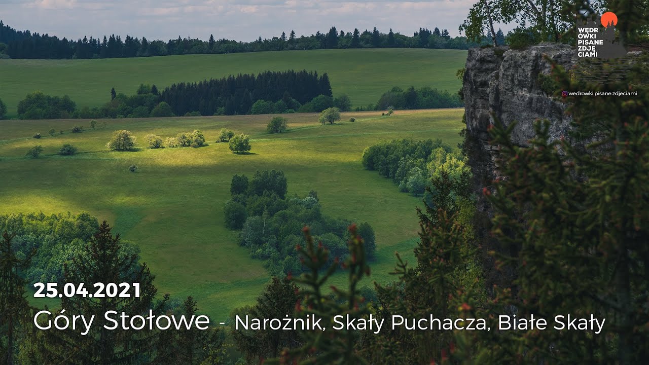 Góry Stołowe - wycieczka przez Narożnik, Skały Puchacza i Białe Skały