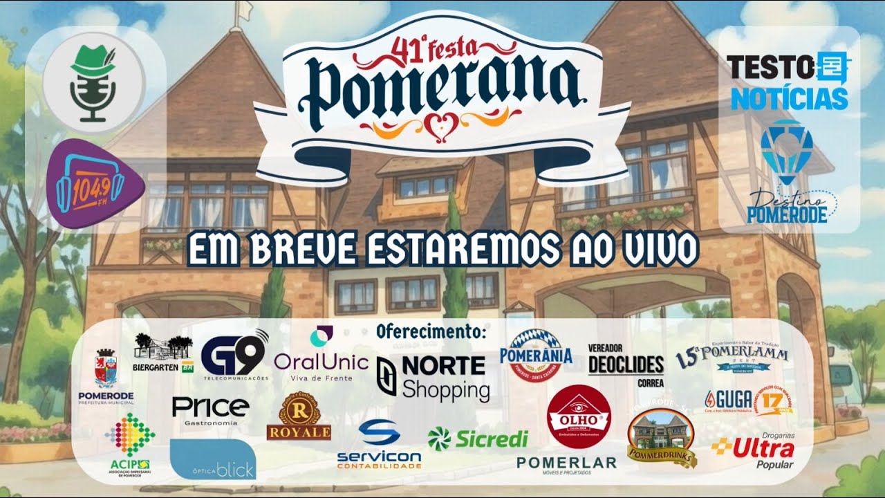 41ª FESTA POMERANA  -  7º DESFILE  NA FESTA MAIS ALEMÃ DO BRASIL