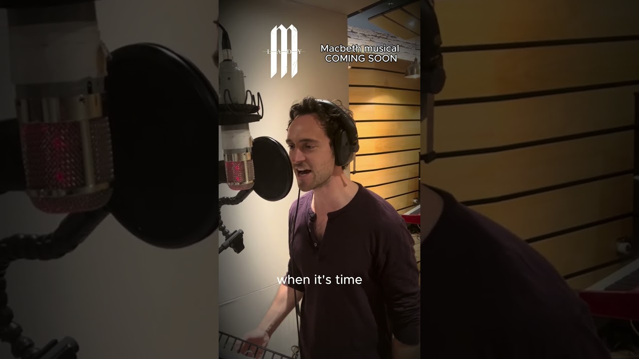 George Blagden recording 'LADY M' demos | The Macbeth musical is coming soon 🗡️