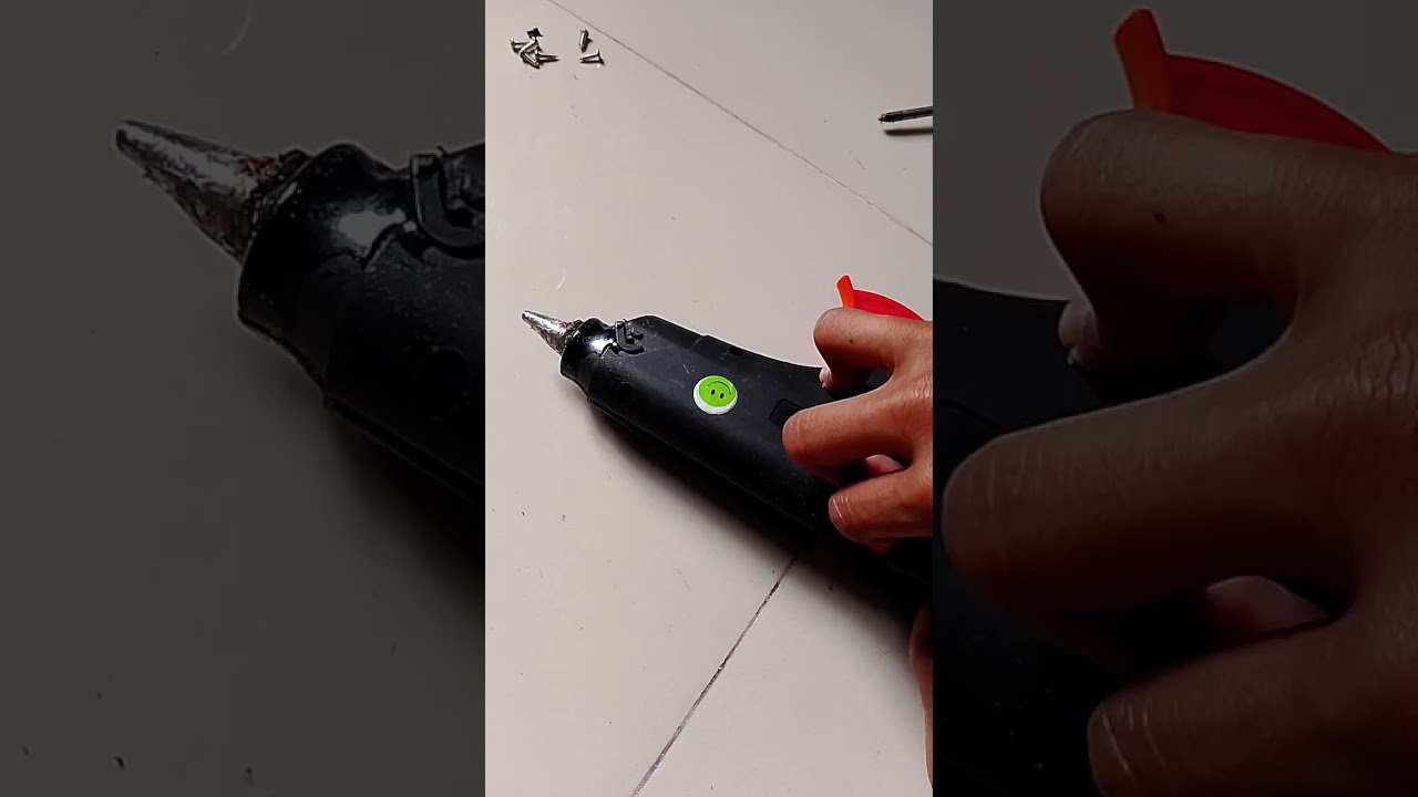 Repairing a new gluegun part 1(3 out of 1) Hi,viral, wow.