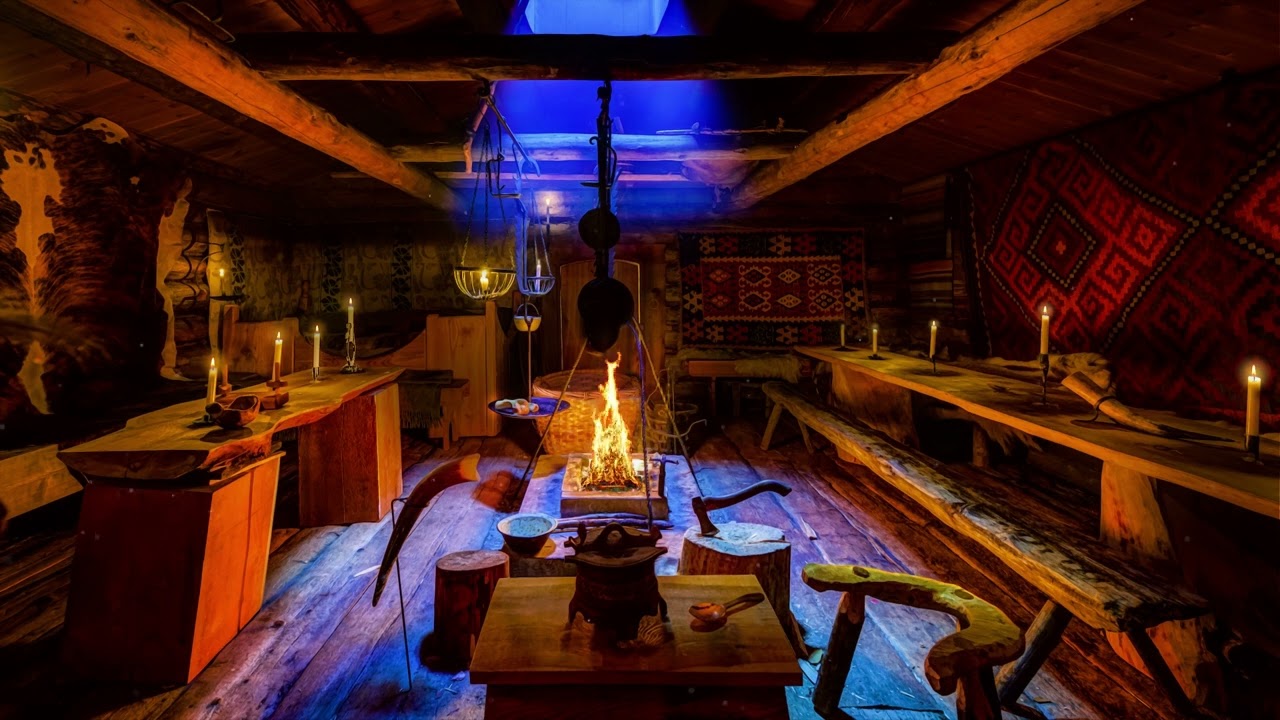 Calm Mead Hall ᛟᛉᚱᚹᛏ Viking Age ❖ Immersive Ambience ❖ Relaxation, Sleeping, Studying