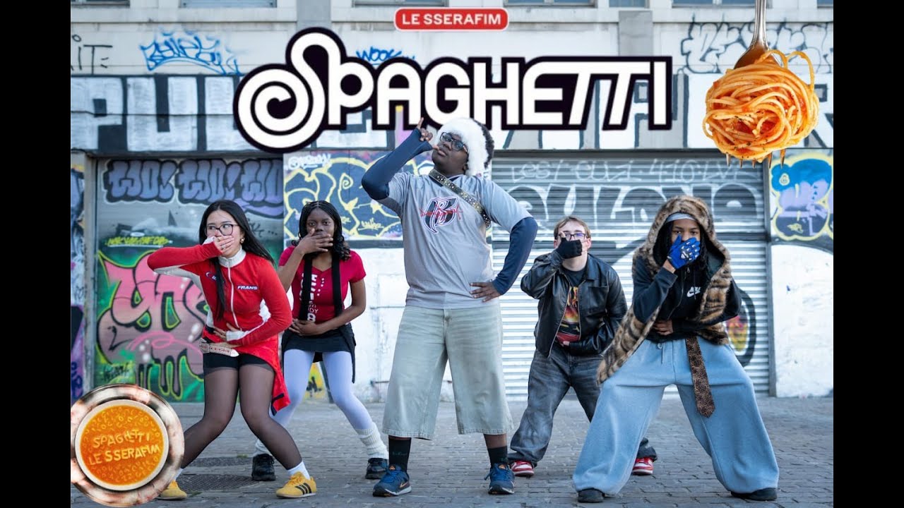 [KPOP IN PUBLIC] LE SSERAFIM (르세라핌) - SPAGHETTI | DANCE COVER | FR | PARIS