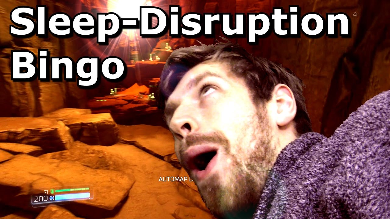 Sleep Disruption Bingo