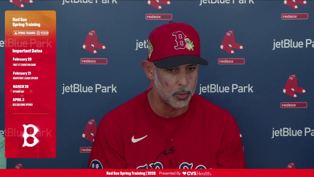LIVE: Alex Cora Speaks to the Media in Fort Myers