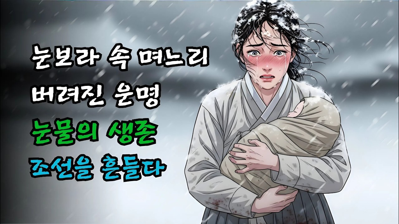 눈보라 속에서 쫓겨난 며느리… 조선 전역을 뒤흔든 충격의 서사