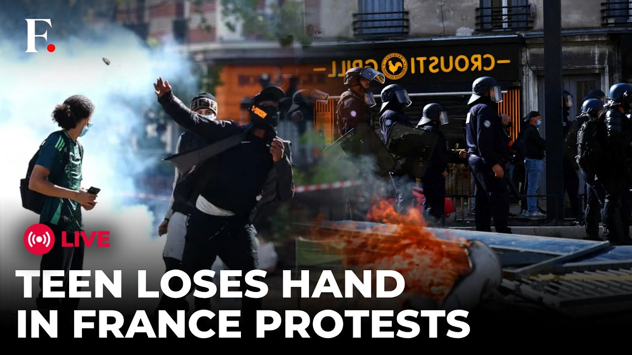 FRANCE RIOTS LIVE: Teenager Loses Hand in Blast Amid Protest | Paris Protests Turn Violent