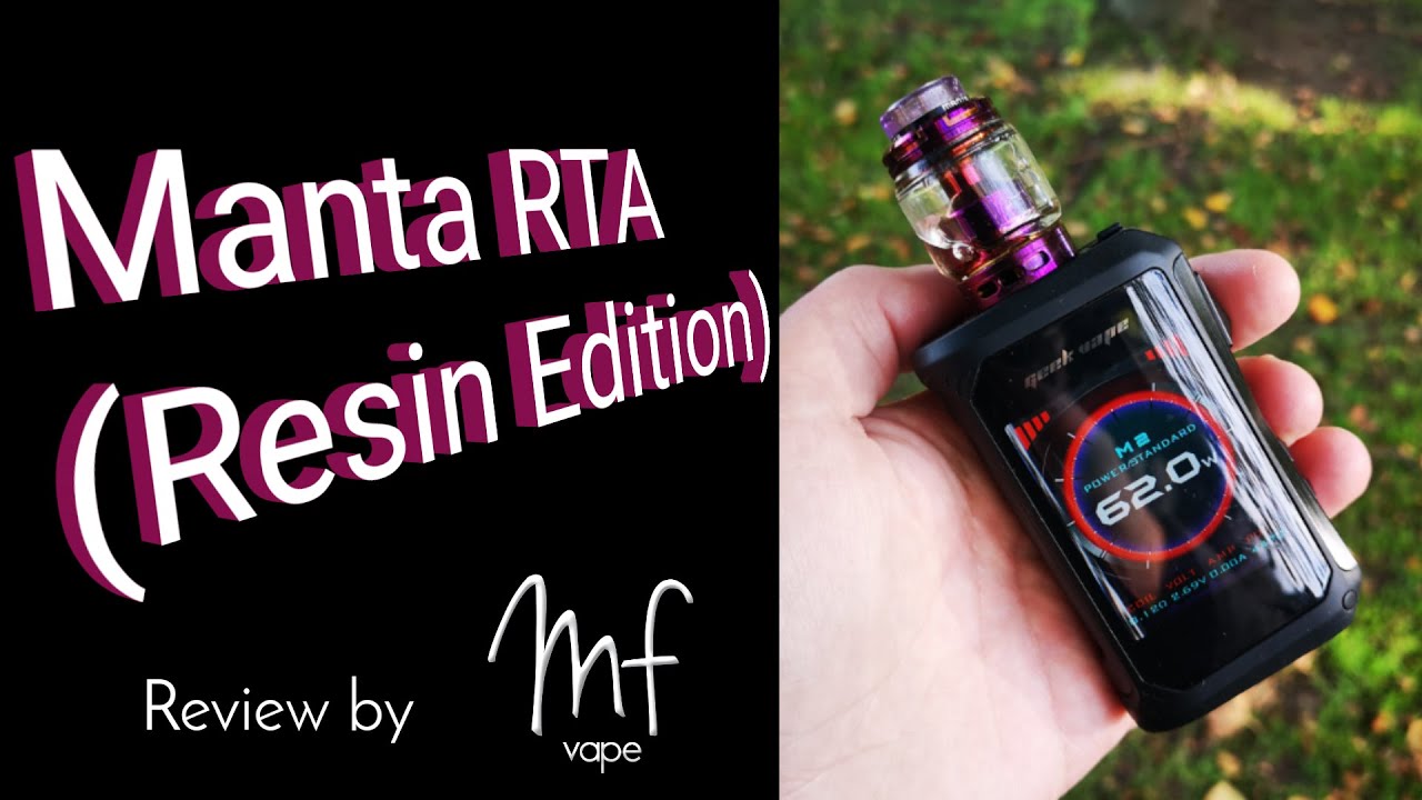 Advken Manta Resin RTA | Review & Full Rebuild | Great Flavour | Seepy Bottom!