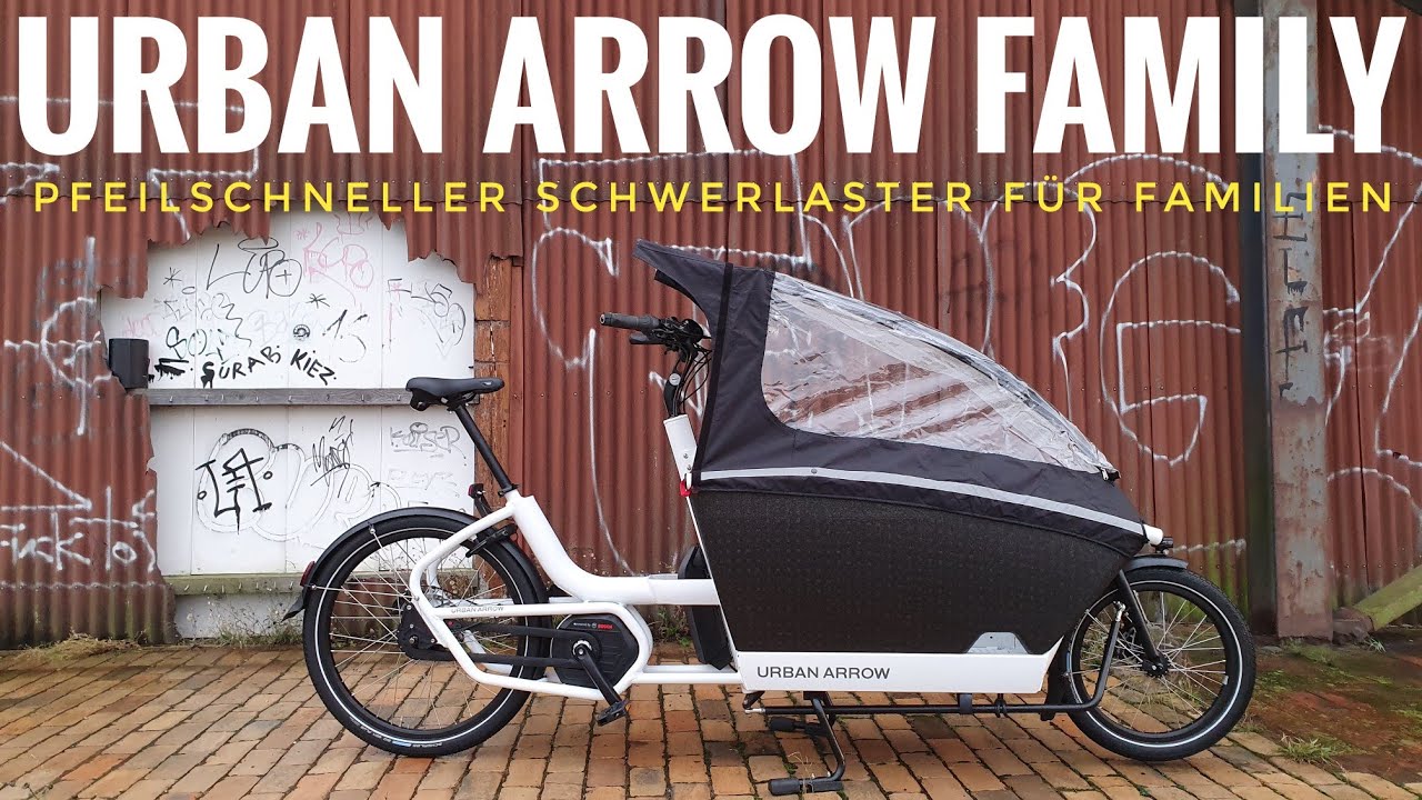 2019  / 2020 Urban Arrow Family Performance CX Cargobike -  unser neues Auto (Review, Test)