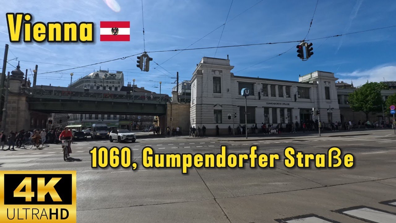 Vienna, Austria 🇦🇹 _ Gumpendorfer Straße  - [4K] HDR Walk