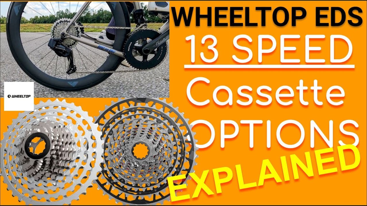 Варианты кассет Wheeltop EDS 13 Speed ​​| Campy Ekar, SRAM XPLR, Rotor 1x13 2x13