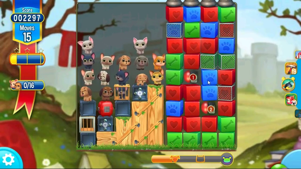 Pet Rescue Saga Level 5460 - NO BOOSTERS | SKILLGAMING ✔️