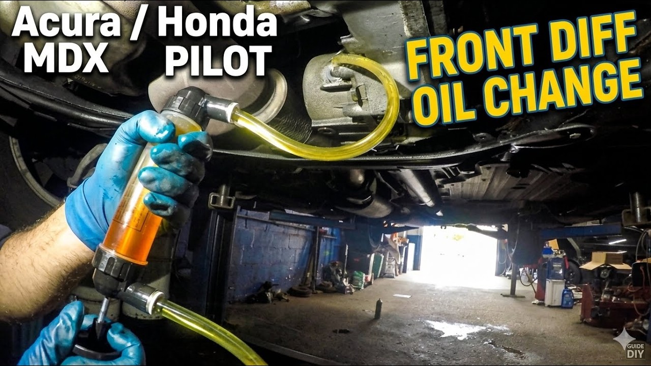 Замена масла в переднем дифференциале на Honda Pilot или Acura MDX 2009–2012–2013, 2014–2015 годо...