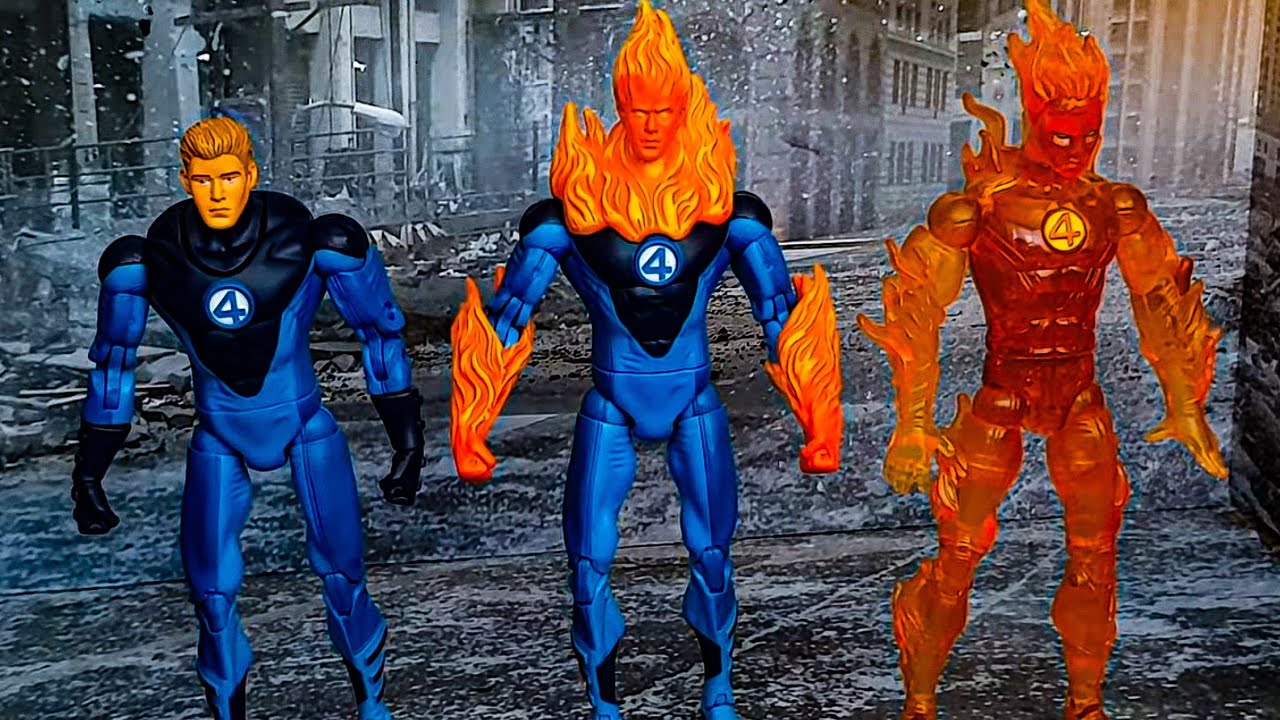 Обзор полной фигурки Джонни Шторма! Преображение Джонни Шторма в классических образах Фантастичес...