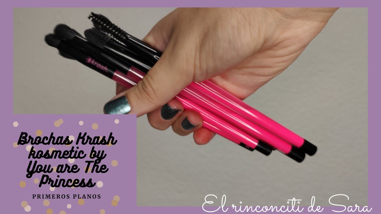Brochas Krash Kosmetics by You are the Princess (primeros planos) #KrashKosmetics