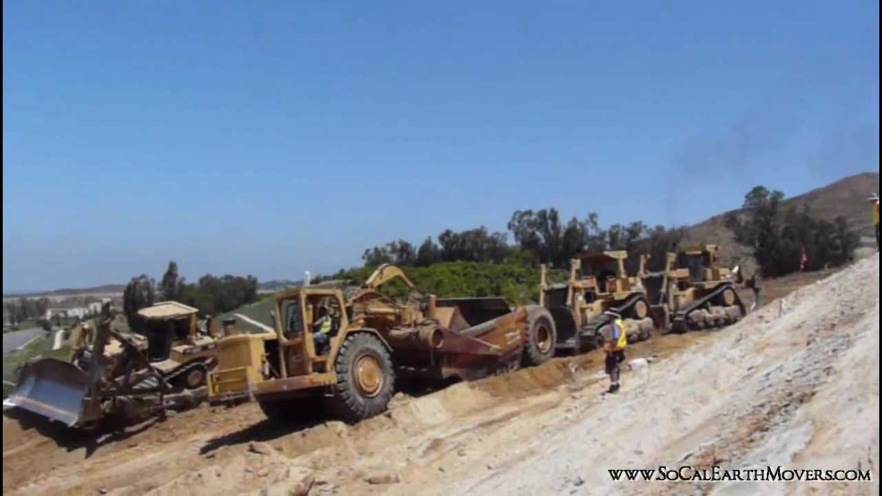 2 D10R pushcat's loading 651B scrapers