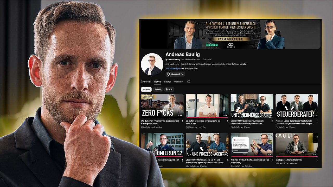 Analyse von Andreas Bauligs YouTube Kanal (Key Insights)