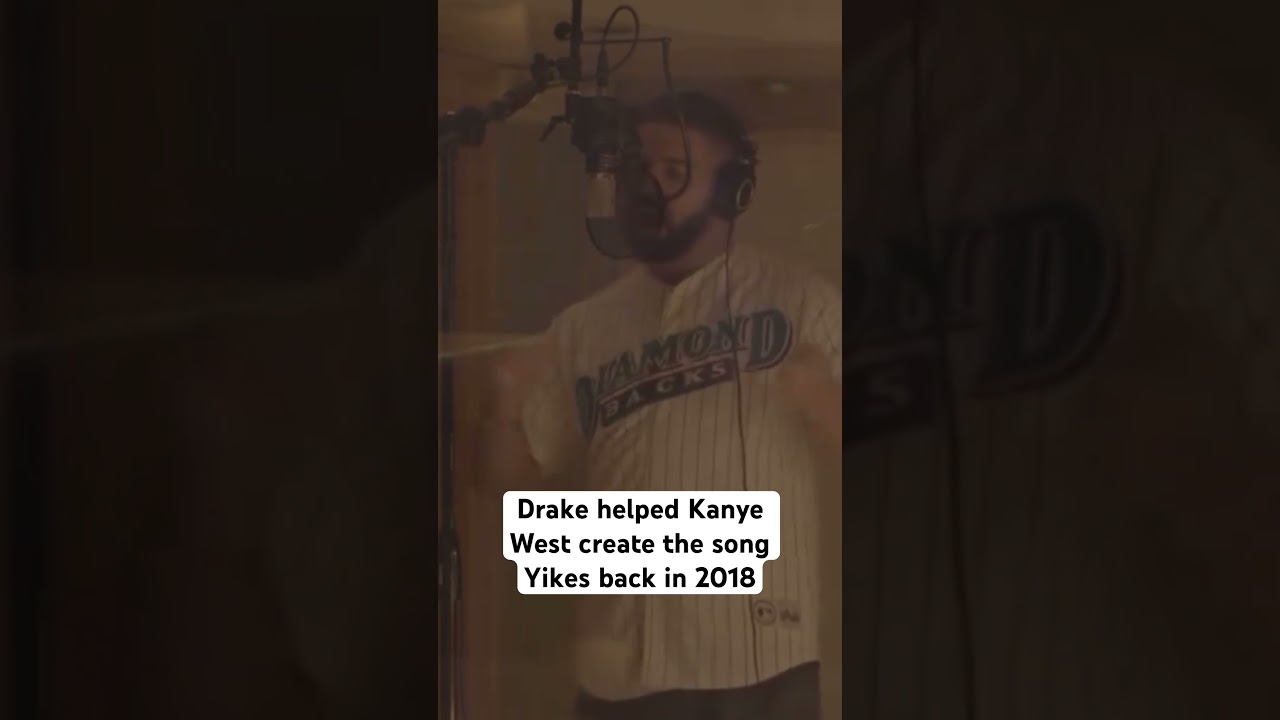 Drake helping Kanye West with his song Yikes #hiphop #rap #artist #song #drake