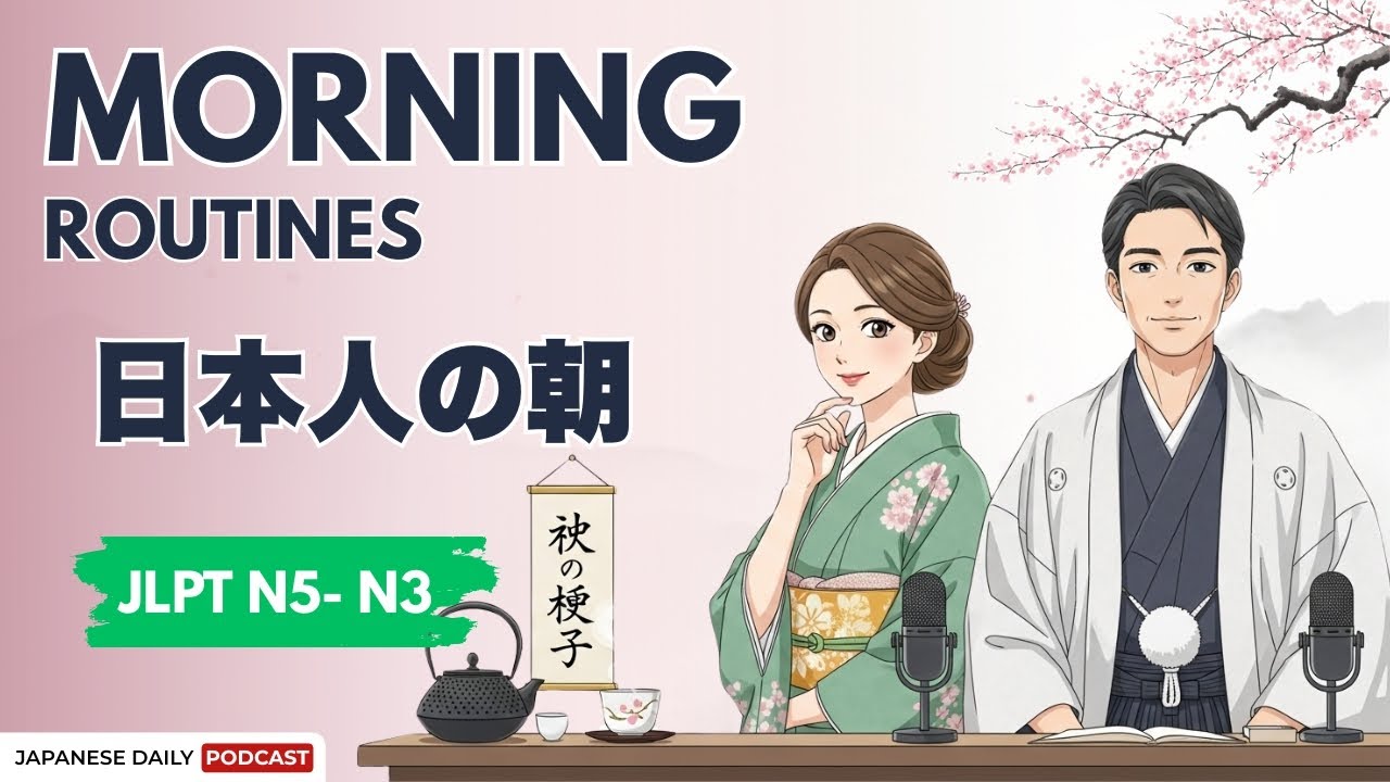 [JLPT N5-N3] The Secret Meaning of 'Ittekimasu' & Morning Routines | 「行ってきます」の本当の意味は？日本の朝の習慣