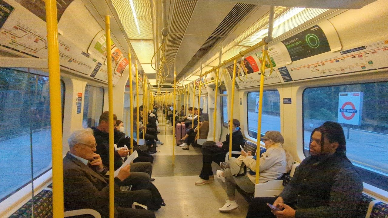 District line full journey Wimbledon to Edgware Road 02/11/2022
