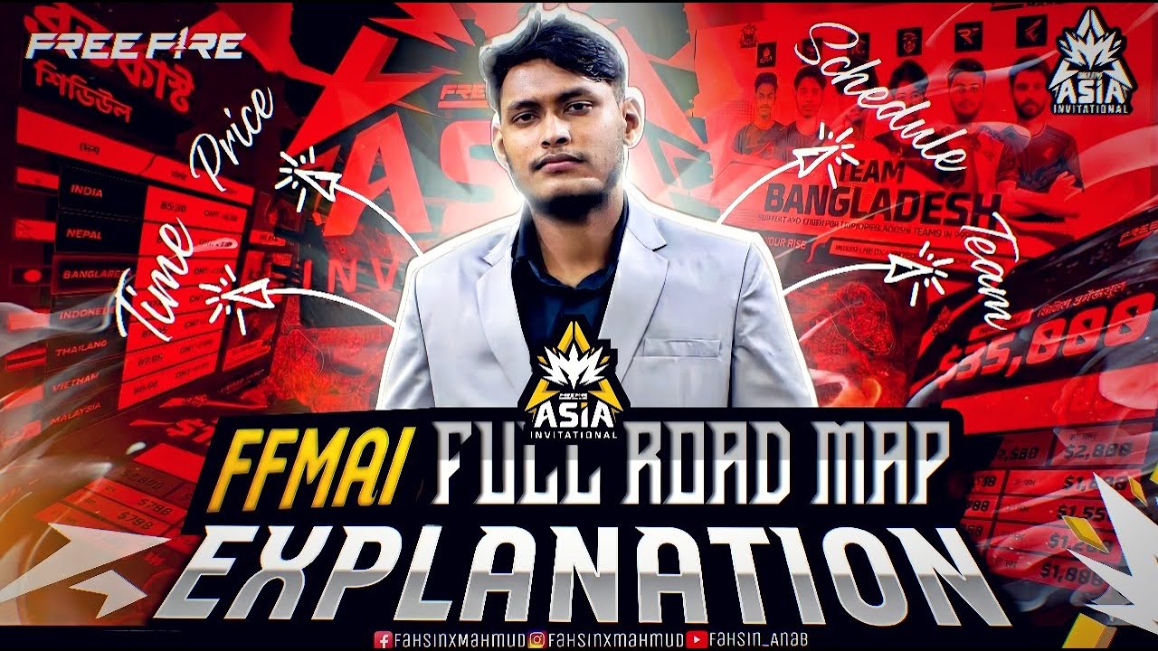 🔥FFMAI 2025 Full Roadmap Explained |Schedule,Teams,Prize & Format | Free Fire MAX Asia Invitational💥