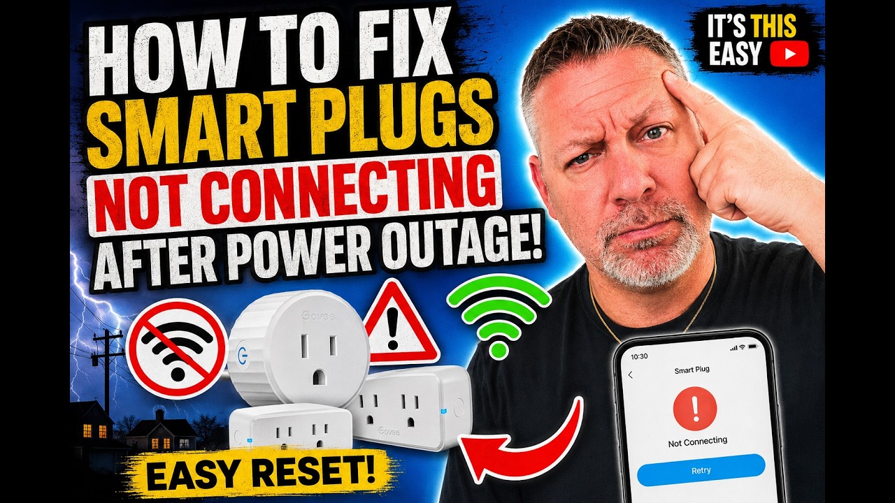 How to get your smart plugs to connect or reconnect after loss of power