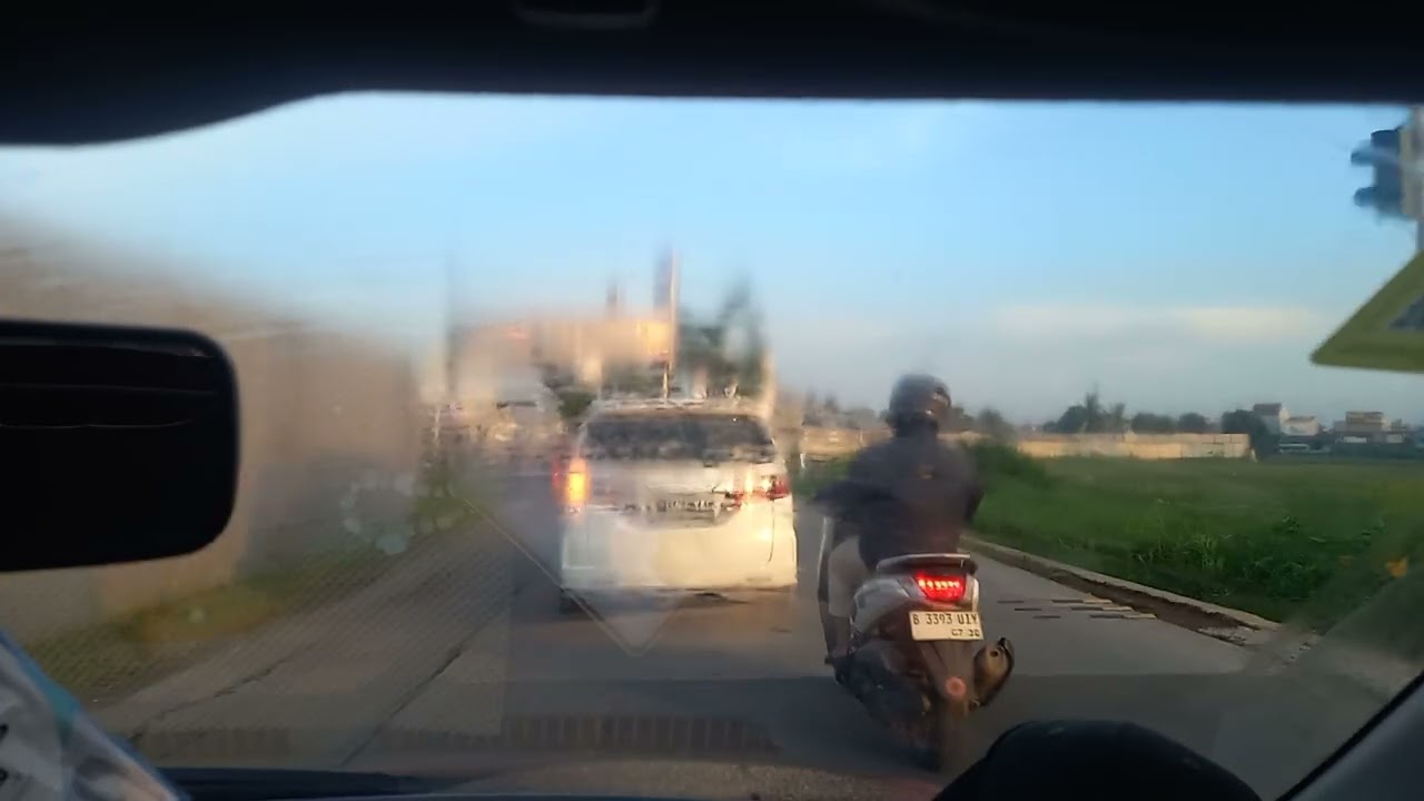 Dashcam ternyata berangkat lebih siang jalan malah lancar ya