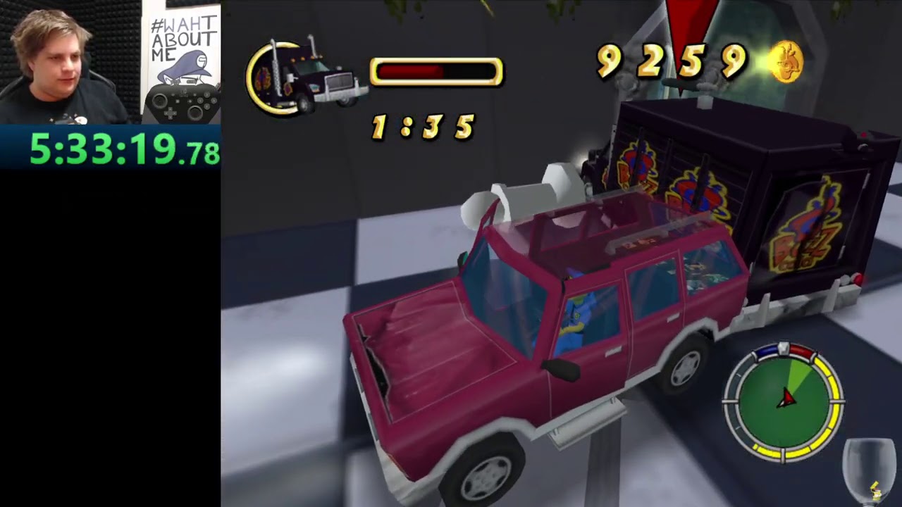 I completed The Simpsons: Hit & Run only reversing Part 2