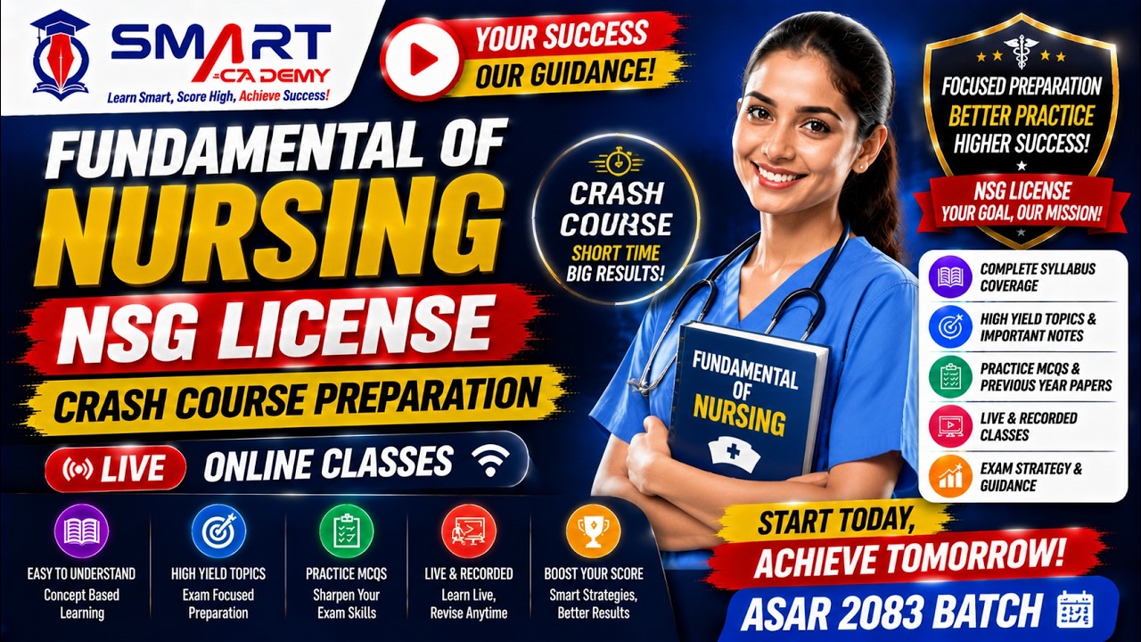 Fundamentals of Nursing | Nursing License Crash Course Preparation | Complete Nursing Revision Class