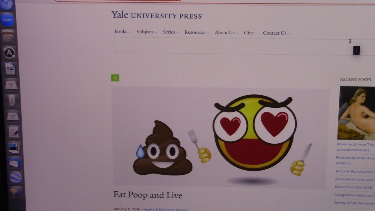 Yale Univ says "Eat Poop and Live" in an Article about FMT after I Researched it in 2015
