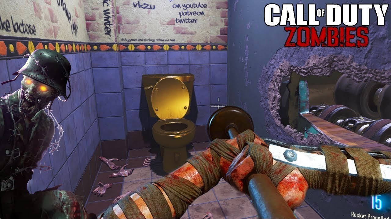 EL BAÑO ZOMBER CUSTOM ZOMBIES MUY PEQUEÑO CON PELEA FINAL | BLACK OPS 3 ZOMBIES MOD TOOLS
