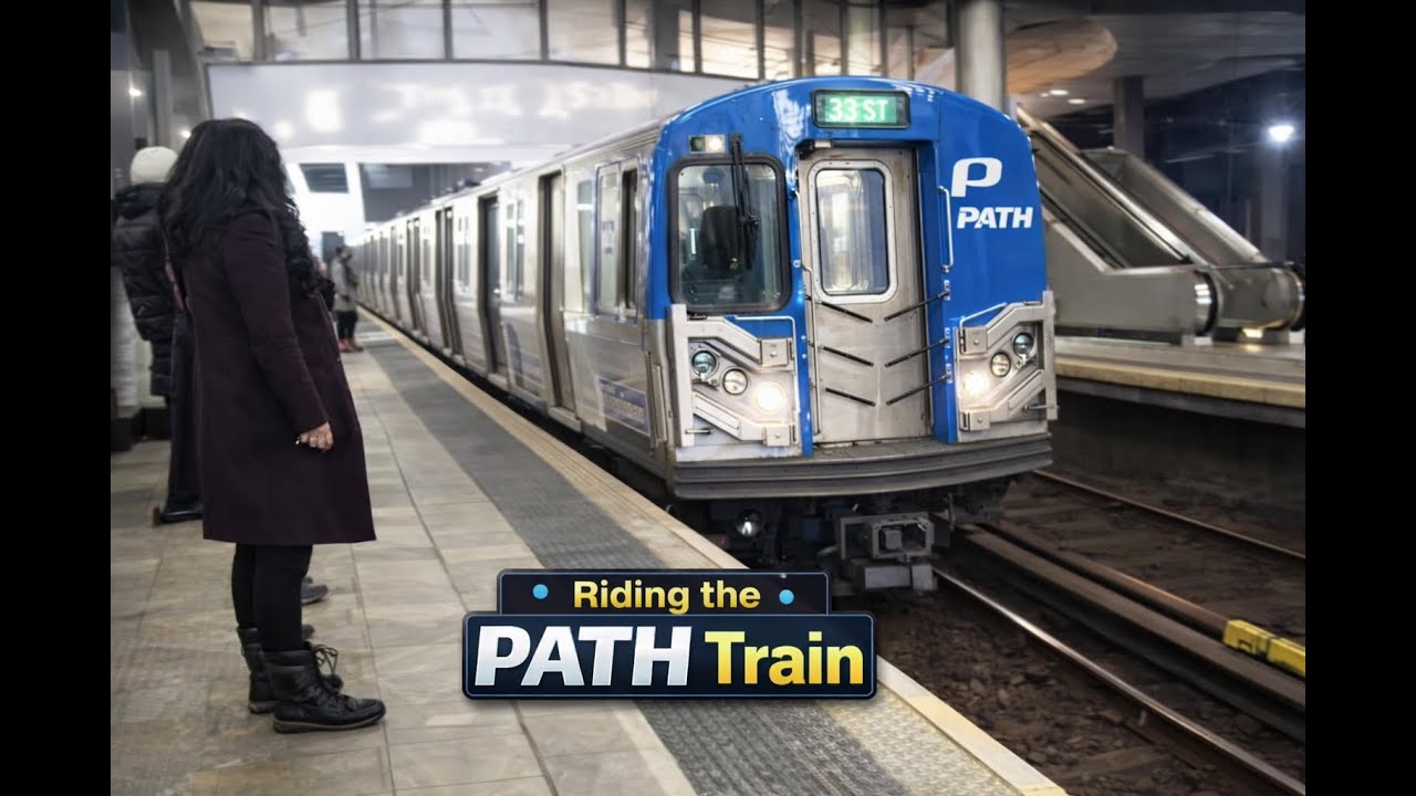 Riding the Path Train from Journal Square to 33rd Street (NJ to NY)