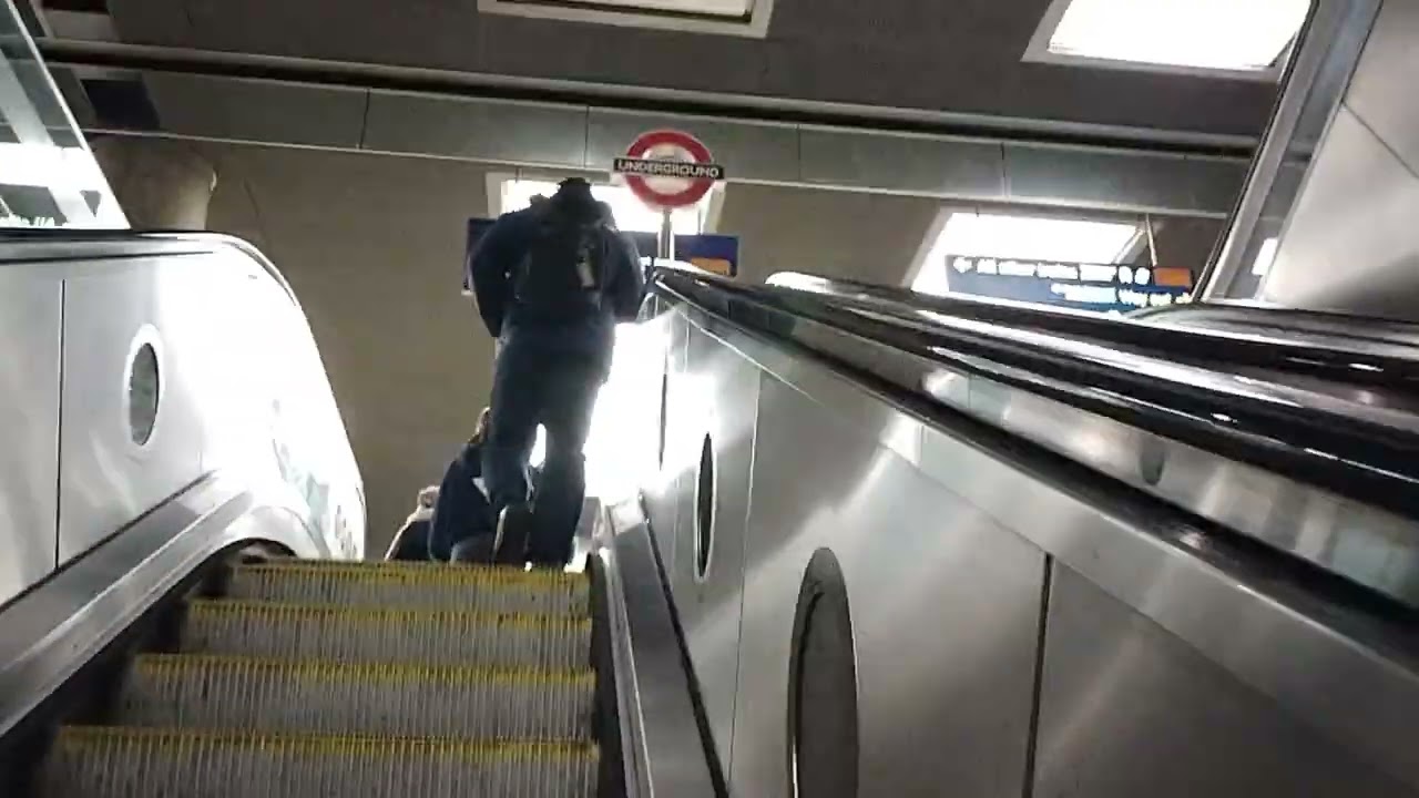 Schindler & Otis Escalators at London ST Pancras