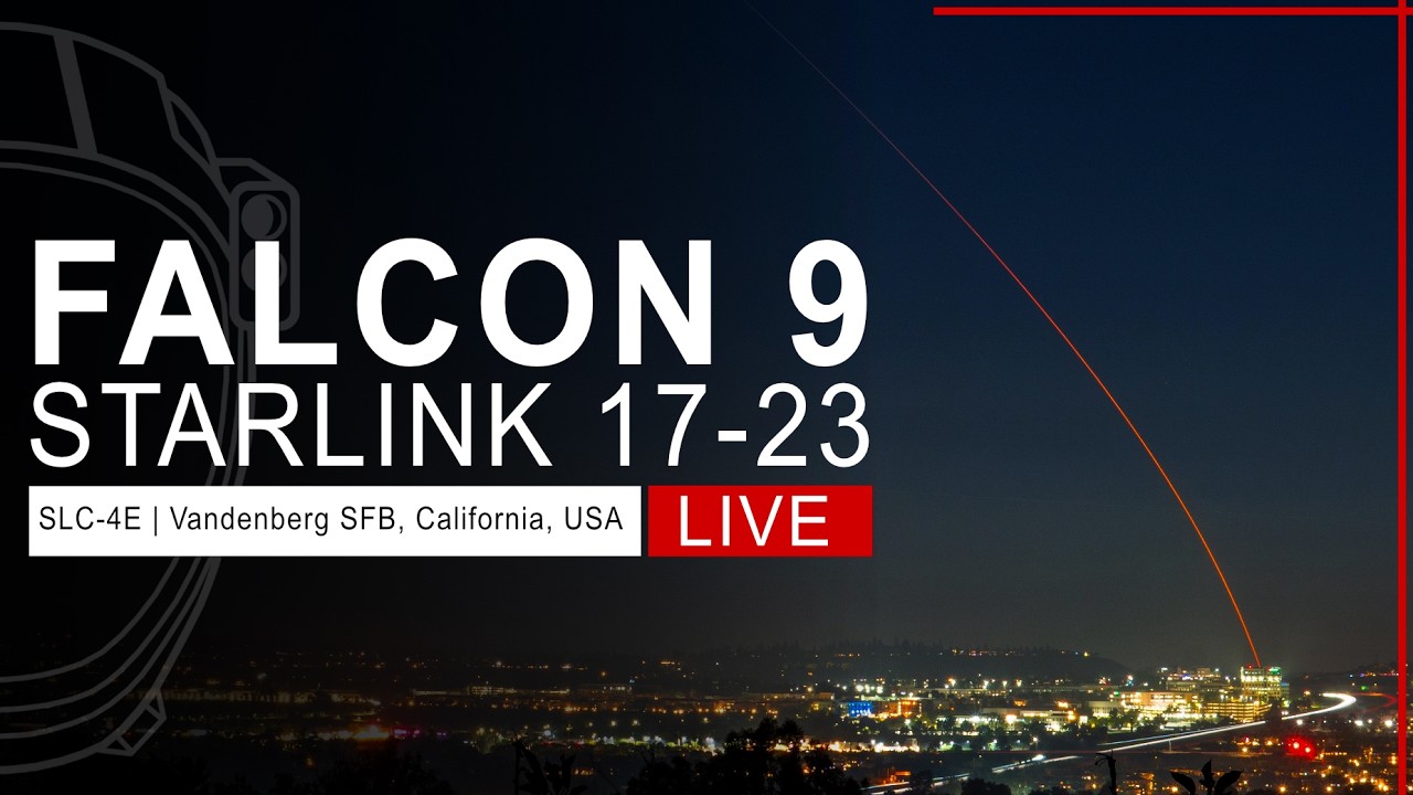 SpaceX Launches Starlink 17-23 Mission from SLC-4E Vandenberg, California