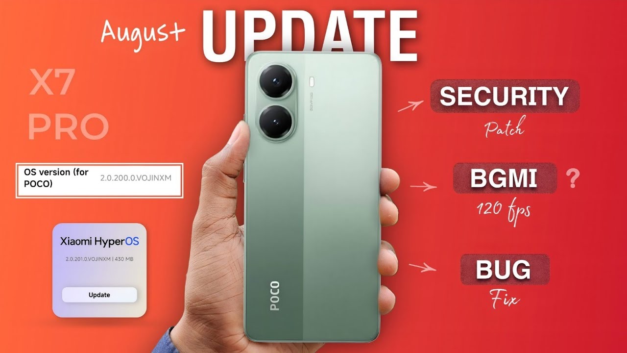 New Update For Poco X7 Pro! Animation, Bug Fixes, Security Patches & More - 2.0.201.0